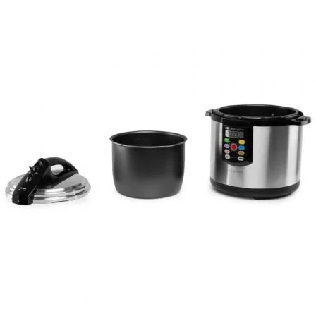 Orbegozo Olla a presión eléctrica programable HPE 6075, 6L, 1000W